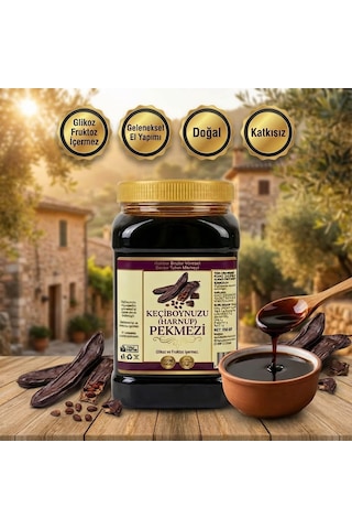Bozkır Tahin Merkezi Doğal Keçiboynuzu Harnup Köy Pekmezi 950 G