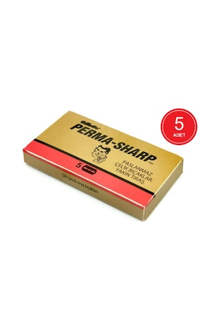 Gillette Permasharp Jilet 5 x 5'li