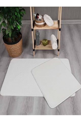 My Evilla Modern Dekoratif Peluş Simirna 50x80-50x40 Banyo Klozet Takımı 001