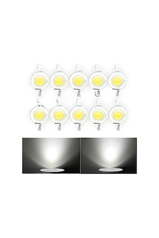 3 Watt Power Led Beyaz 10 Adet
