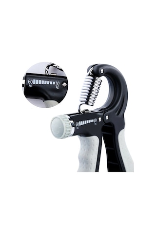 Ayarlanabilir Sayaçlı El Kol Bilek Güçlendirici Egzersiz Aleti Siyah