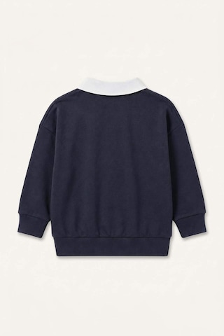 Defacto %100 Pamuk Oversıze Polo Yaka Baskılı Sweatshirt Kumaşı Sweatshirt Erkek Bebek H9810a526aunv241 Lacivert-nv241