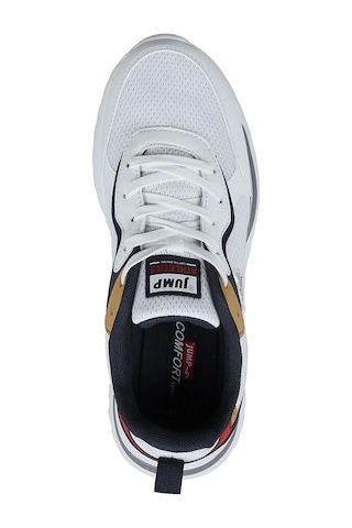 JUMP 27985 MERDANE E-WHITE/NAVY/RED SPOR AYAKKABI Beyaz