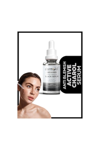Dermokil Anti Blemish Active Charcoal Black Serum 30 ML