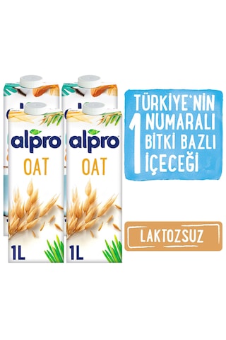 Alpro Hindistan Cevizi Badem & Yulaf Sütü 4'lü
