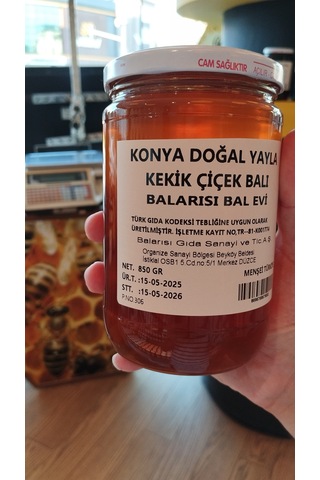 Konya Doğal Kekik Balı 850 Gr Katkısız Yüksek Rakım