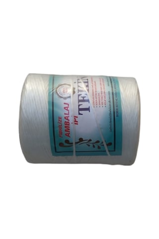 1 Kg Beyaz Naylon Plastik Fibrilize Ambalaj Ipi. 1000Gr.
