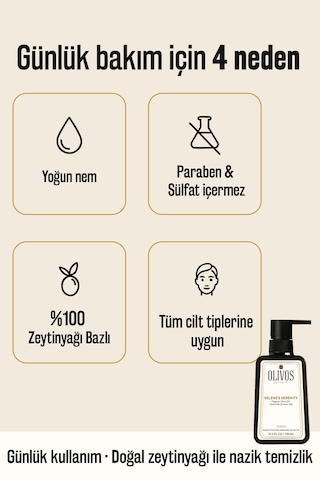 Keçi Sütlü Zeytinyağlı Duş Jeli & Sıvı El Sabunu Seti 2'li 1250 M