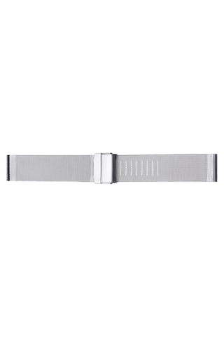 Paslanmaz Çelik Milano İnce Hasır Kordon - Silver - 8mm