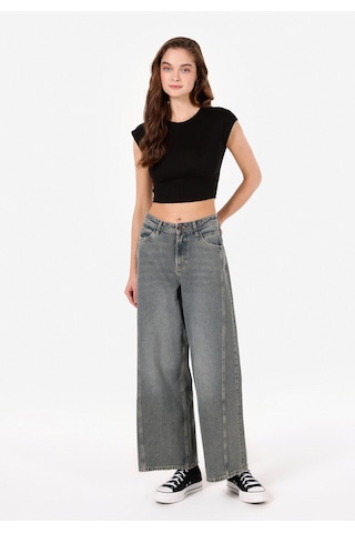 Colins Regular Fit Kadın İndigo Jean Pantolon Cl1072700 Q1.v1 Dn44002 Denim