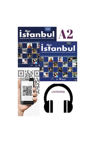 İstanbul Yeni New Yabancılar İçin Türkçe İstanbul A2 Qr Kod 2021