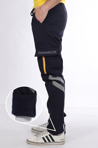 Kışlık Lacivert Likralı Paramedik Pantolonu Unisex Lacivert