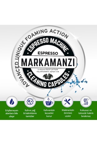 Kapsül Kahve Makineleri Yağ Temizlik Kapsülü Nespresso Uyumlu 2'li