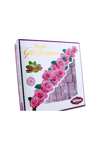 Yıldırım Şekerleme Gül Yapraklı Antep Fıstıklı Gül Sarması 250 G