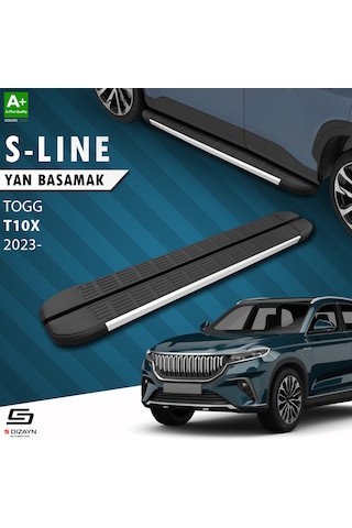 S-dizayn Togg T10x S-line Aluminyum Yan Basamak 203 Cm 2023 Üzeri