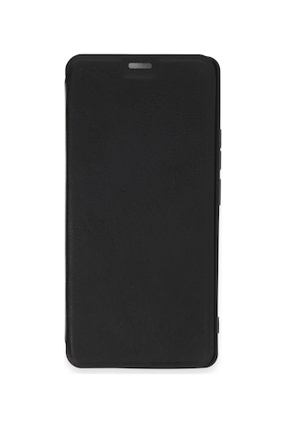 Newface - 419 - Xiaomi Redmi Note 13 Pro 4g Kılıf Flip Cover - Csmo-tex - - Siyah