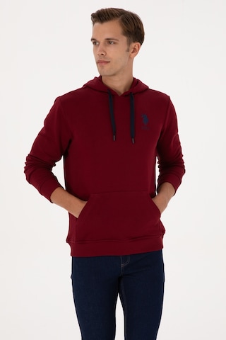 U.s. Polo Assn. Erkek Bordo Sweatshirt 50307703-vr014 Bordo