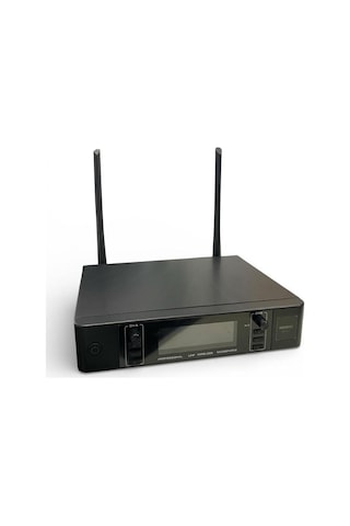 Rose Rw-211-yy Uhf Kablosuz Telsiz Çift Yaka Mikrofon 2x100 Kanal