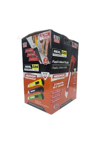 Maket Bıçağı 18 Mm Plastik Gövde Özs 8889-3 Adet Gönderilir