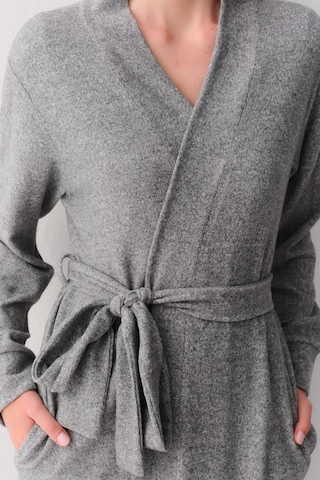 Suwen Strite Uzun Sabahlık Sh26253615l051 Gri Melanj