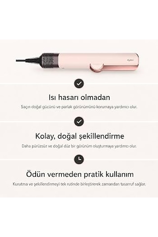 Dyson Airstrait Ceramic Pink And Rose Gold Saç Düzleştirici