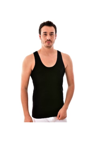 3 Adet Elit 1304 Erkek Spor Elasthan Atlet Siyah