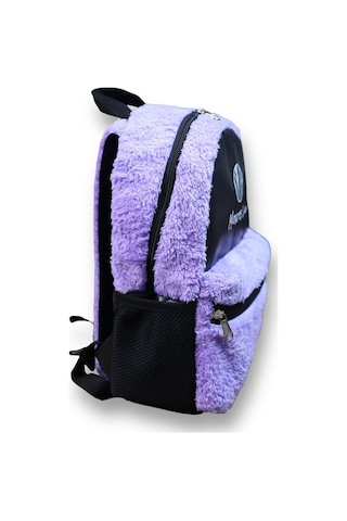 Monte Lui Mnt3637 Peluş Sırt Çantası Mor Çok Renkli