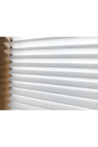 Pliper Beyaz - Plise Cam Balkon Perdesi Yapışkanlı 3400001 50 X 140 Çok Renkli