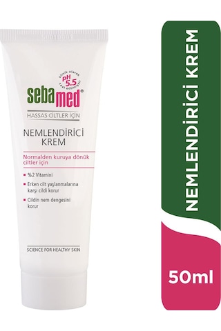 Sebamed %2 Vitamin E İçeren Yoğun Nemlendirici Cilt Bakım Kremi – Günlük Kullanım - 50 ML