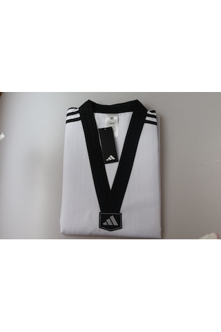 Adidas Adı-start 3 Şeritli Taekwondo Elbisesi Beyaz