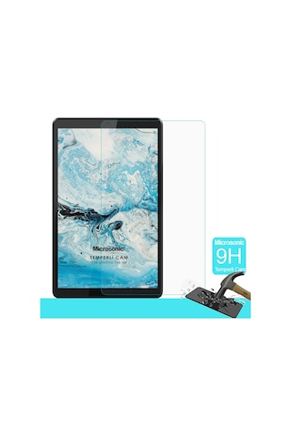 Microsonic Lenovo Uyumlu Tab M8 TB-8505F 8` (ZA5G0100TR) Tempered Glass Cam Ekran Koruyucu