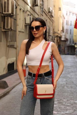 Zeyad Moda Rozi Kadın Omuz & Çapraz Çanta Kırmızı