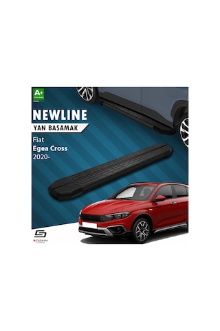 S-dizayn Fiat Egea Cross Newline Siyah Yan Basamak 183 Cm 2020 Üzeri A+ Kalite