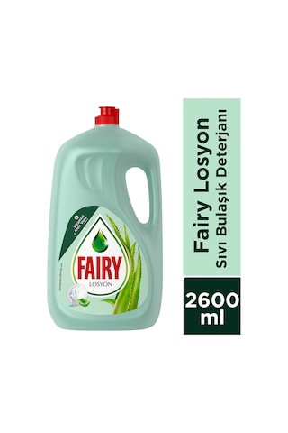 Fairy Sıvı Bulaşık Deterjanı Losyonlu Aloe Vera Kokulu 2600 ML