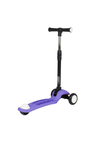 3+ Yaş Pro Scooter Mor Işıklı 50 Kg Taşıma Kapasiteli Mor