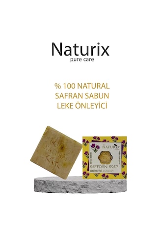 Naturix Safran Çiçeği Sabun 125 Gr Leke Önleyici, Onarıcı, Nem Ve Bakım Sabunu