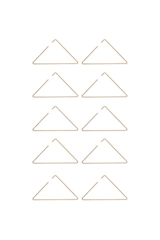 Edora Home 10'lu Rose Elbise Askısı Tişört Askısı - Metal Paslanmaz Rose