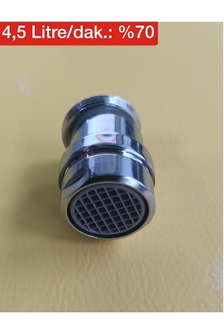 Tasarruflu Oynar Lavabo  Batarya Başlığı Krom