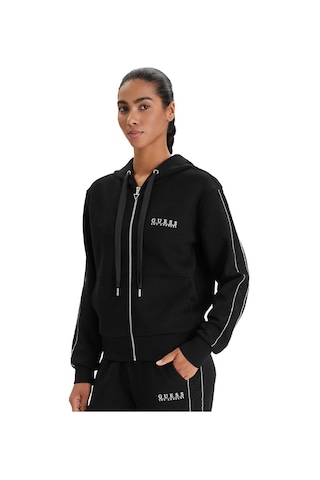 Guess Eco Vıctoıre Kadın Sweatshırt W6rq12kbye2-jblk Siyah