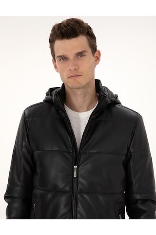 Pierre Cardin Erkek Siyah Deri Mont-kaban 50318153-001 Siyah