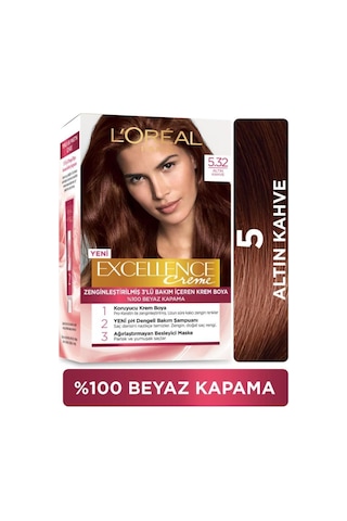 L'oréal Paris Excellence Creme Saç Boyası - 5.32 Altın Kahve