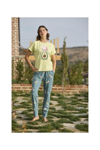 Mulvxbrf Brf02 Desenli Ve Baskılı "yoga Sport" Pijama Takımı Mulvix Renkli