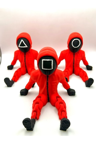 Squid Game Figürü 3'lü Set - 10 Cm
