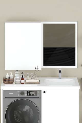Sany Aynalı Banyo Dolabı, Banyo Üst Dolabı Beyaz