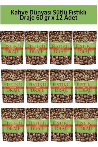 Kahve Dünyası Antep Fıstık Draje 12 x 60 G