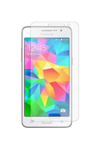 Samsung Uyumlu Galaxy Grand Prime Nano Kırılmaz Cam Ekran Koruyucu Şeffaf