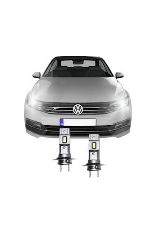Vw Passat B8 Led Kısa Far Ampulü H7 Mini Led 2'li Set