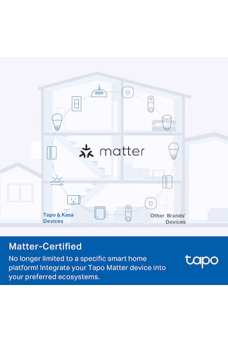 Tp-lınk Tapo P110m Akıllı Wifi Priz 16a Enerji Ölçer Matter Destekli Alexa & Google Home