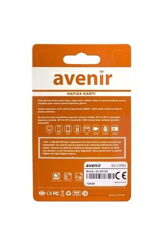 Avenir 128gb Micro Sd Hafıza Kartı