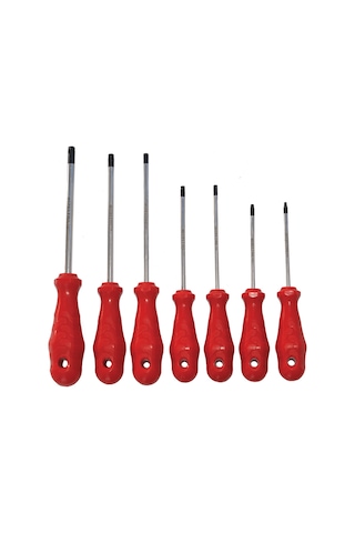 İzeltaş Delikli Torx Uçlu Tornavida Seti Takım 7 Parça